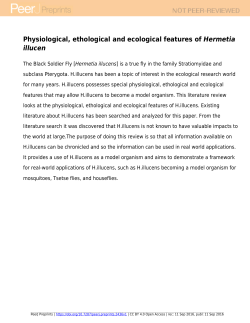 Physiological, ethological and ecological features of [i