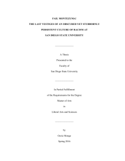 Fail Montezuma! - San Diego State University