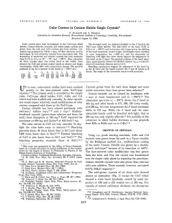 Color Centers in Cesium Halide Single Crystals