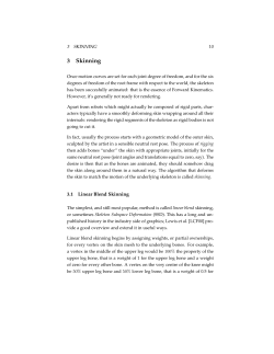 Chapter 3: Skinning