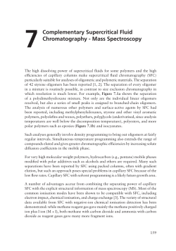7Complementary Supercritical Fluid Chromatography