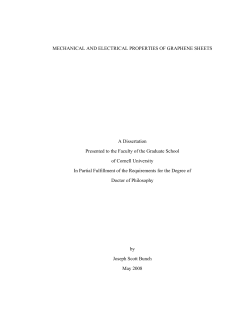 Mechanical and electrical properties of Graphene