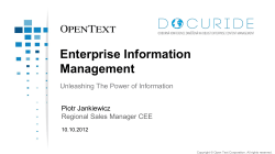 Enterprise Information Management