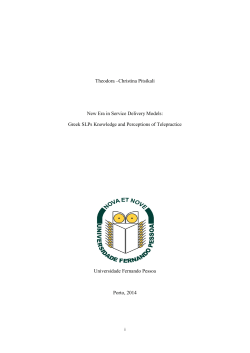 Theodora &ndash;Christina Pitsikali New Era in Service Delivery Models