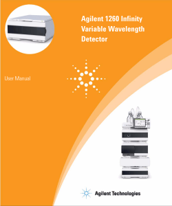 Agilent 1260 Infinity Variable Wavelength Detector