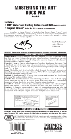 MASTERING THE ART&reg; DUCK PAK