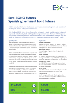 Euro-BONO Futures &ndash;Spanish government bond