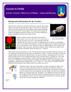 Newton`s Third Law of Motion - Action and Reaction