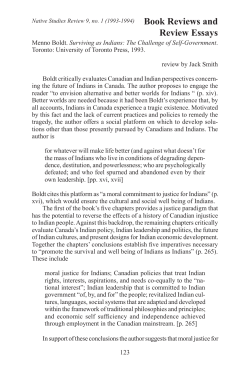 Book Reviews and Review Essays
