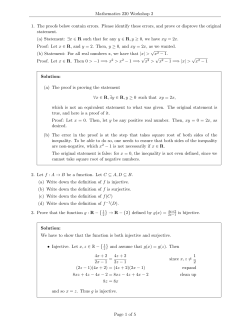 Solutions - UBC Math
