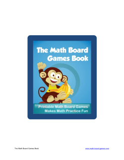 The Math Board Games Book