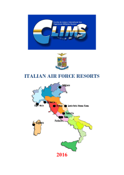 ITALIAN AIR FORCE RESORTS 2016