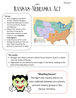 Kansas Nebraska Act, Bleeding Kansas