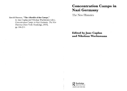 The Afterlife of the Camps