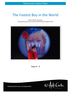 The Fastest Boy in the World