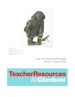 Inuit: The Land and the People