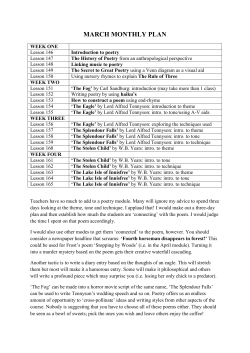 poetry lesson plans for teachers