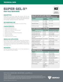 SUPER GEL-X® Technical Data Sheet