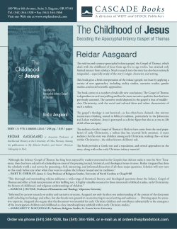 The Childhood of Jesus