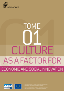Culture as a factor for economic and social