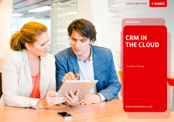 crm in the cloud