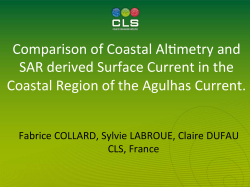 Comparison of Coastal AlNmetry and SAR derived Surface Current