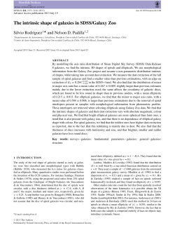 The intrinsic shape of galaxies in SDSS/Galaxy Zoo
