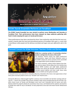 DCMA Taarab Ensemble Performs at Forodhani