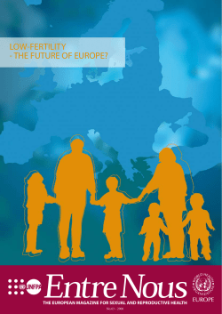 Low-fertiLity - the future of europe? - WHO/Europe