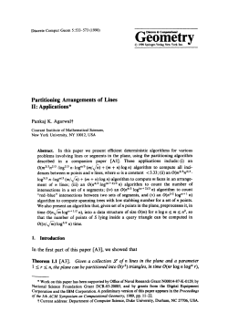 Partitioning arrangements of lines II: Applications