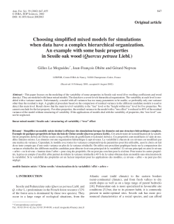 Choosing simplified mixed models for simulations when data have a