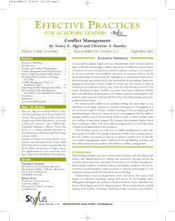EFFECTIVE PRACTICES