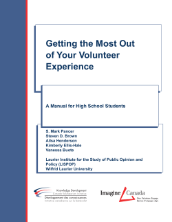 Getting the Most Out of Your Volunteer Experience