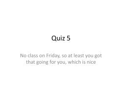 Quiz 5