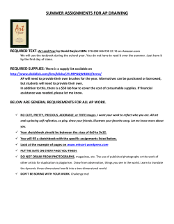 AP Drawing - Fulton County Schools