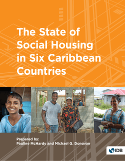 The State of Social Housing in Six Caribbean Countries