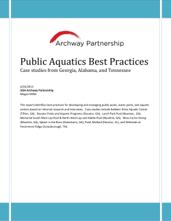 Public Aquatics Best Practices