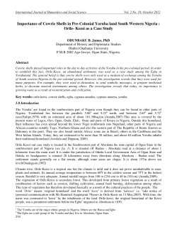 Importance of Cowrie Shells in Pre