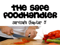 The Safe Foodhandler