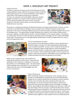 hope 1: spacesuit art project