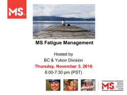 MS Fatigue Management
