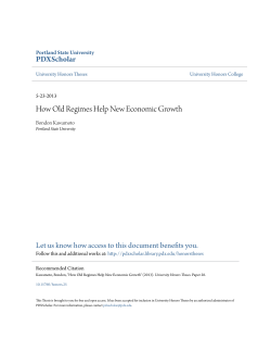 How Old Regimes Help New Economic Growth
