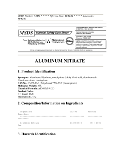 ALUMINUM NITRATE