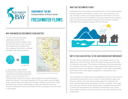 Freshwater Flows - Aquarium of the Bay