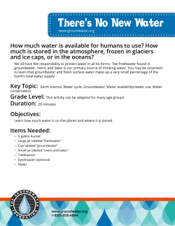 There`s No New Water