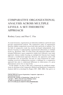 Comparative Analysis Across Multiple Levels
