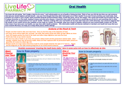 Oral Health - LiveLife Pharmacy