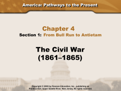 The Civil War (1861&ndash;1865)