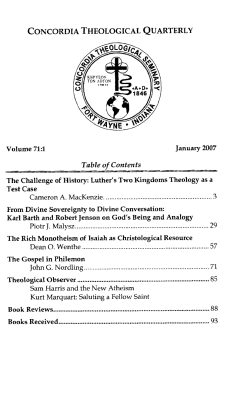 The Rich Monotheism of Isaiah as Christological Resource