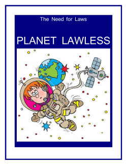 The Need for Laws - Justice Teaching